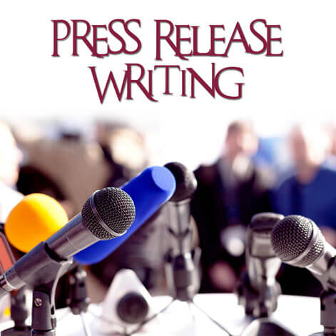 Press release writing service